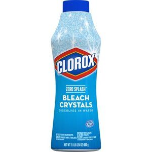 2 pack Clorox Zero Splash Bleach Crystals Cleaner Cleaning Water Activated